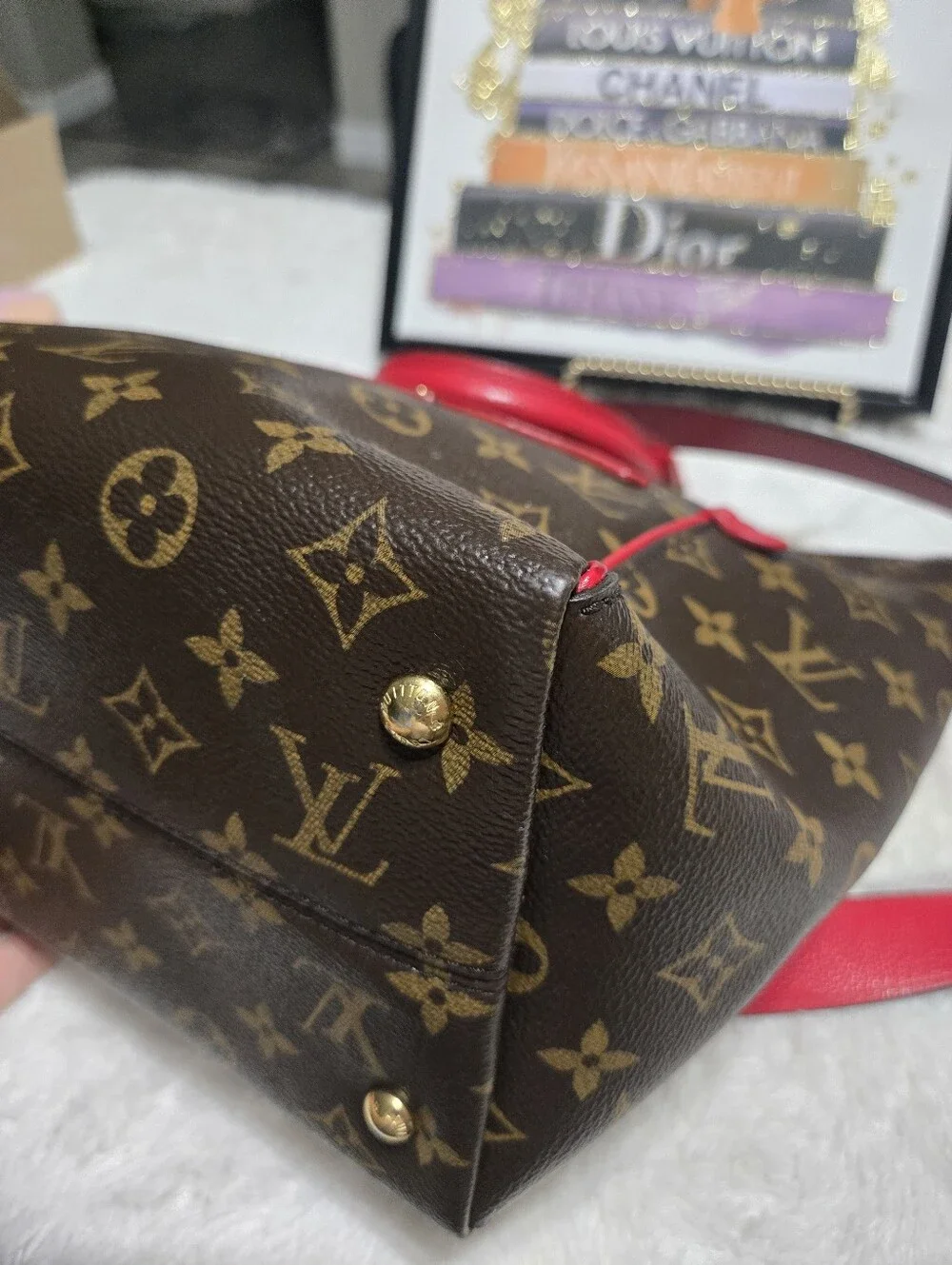 🔥 Louis Vuitton Monogram Tournelle PM Cerise 🔥